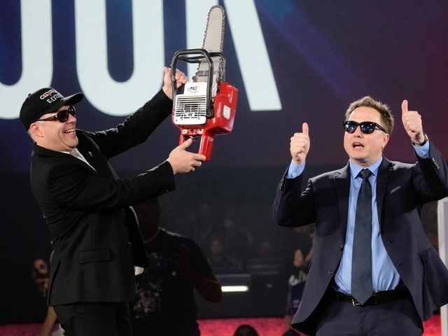 Elon Musk Wields Chainsaw Prop at CPAC to Push for Federal Spending Cuts