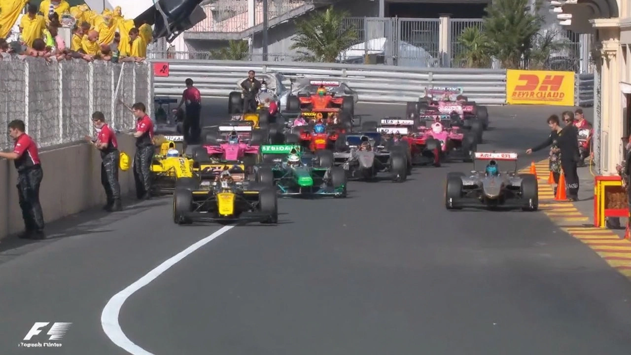 F2 Monaco Race Stopped After Huge First-Lap Crash as Seven Drivers Eliminated