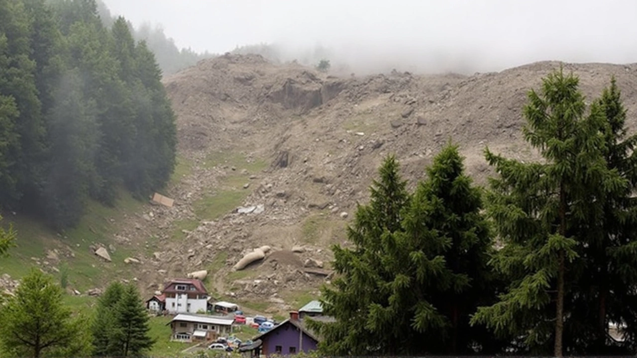 Swiss Alps Glacier Collapse Buries Blatten in Historic Rockslide Disaster