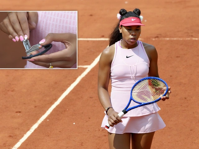 Naomi Osaka Turns Heads with Sakura-Themed Nails in Roland Garros Loss